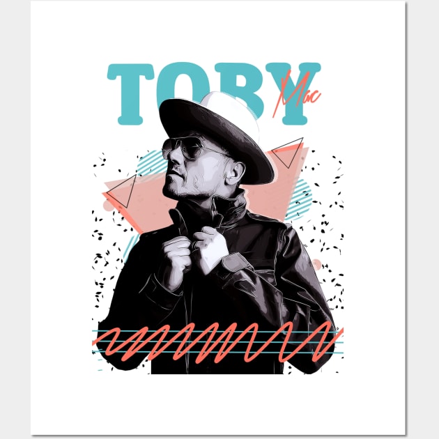 TobyMAC Fan Art Retro Design // Vintage Wall Art by Nandin Putri